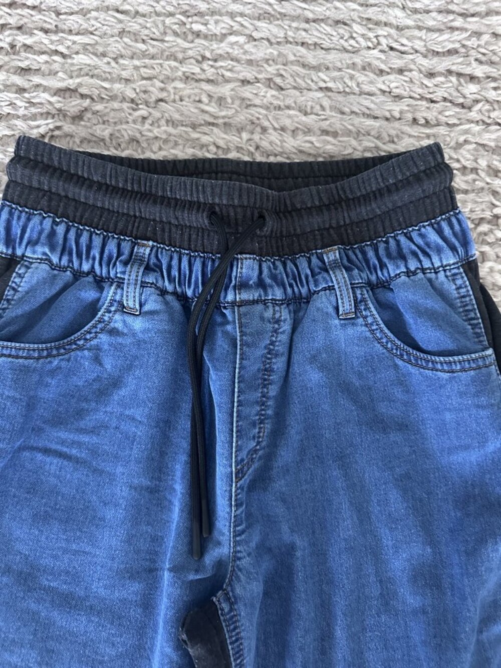 Zumba Wear Black Denim Panel Joggers | Small - Picture 3 of 6